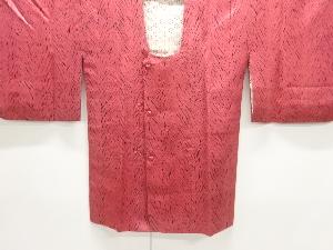 アンティーク　板締め絞り抽象模様道行コート